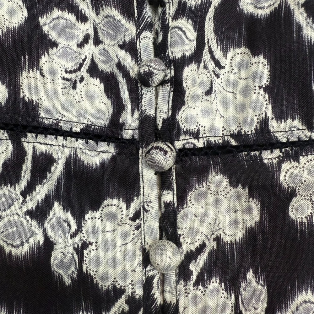 Rebecca Taylor Alicia Floral Midi Dress Long Sleeve Lined Boho Pockets‎ - Picture 4 of 16